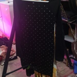 Long sleeve black dress